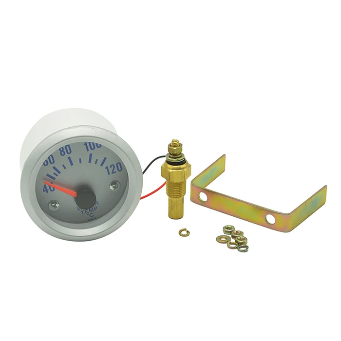 Water temp gauge Дракон манометр 2 дюйма(52 мм) Автомобильный мотоцикл 12 В аккумулятор белый светильник датчик температуры воды измеритель температуры воды модификация автомобиля - Цвет: Water temp gauge