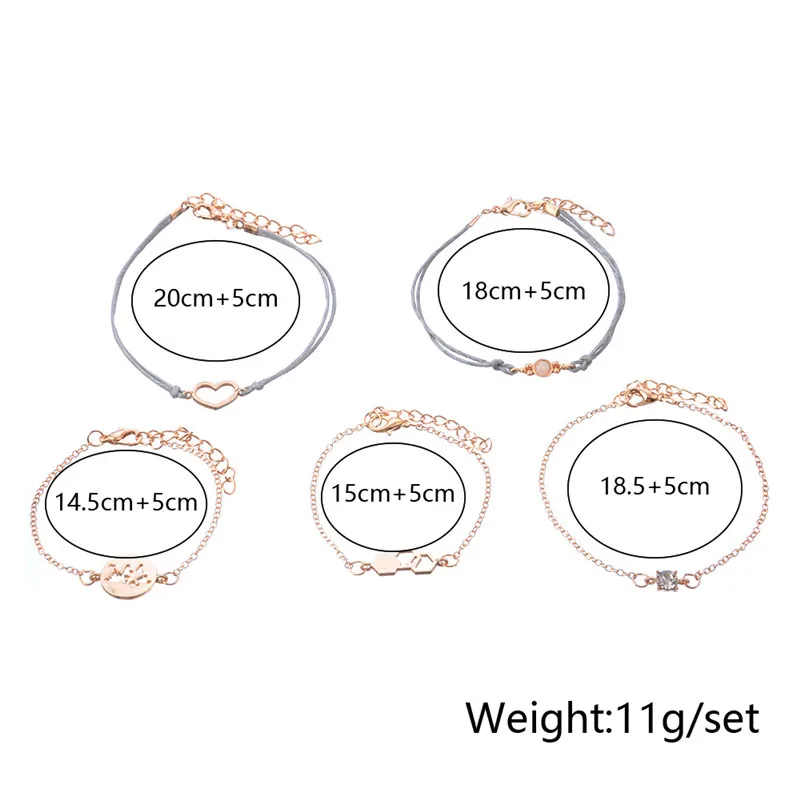 GFLV модный браслет Genmentric Hart Beads подвесные Женские украшения Богемия ветер