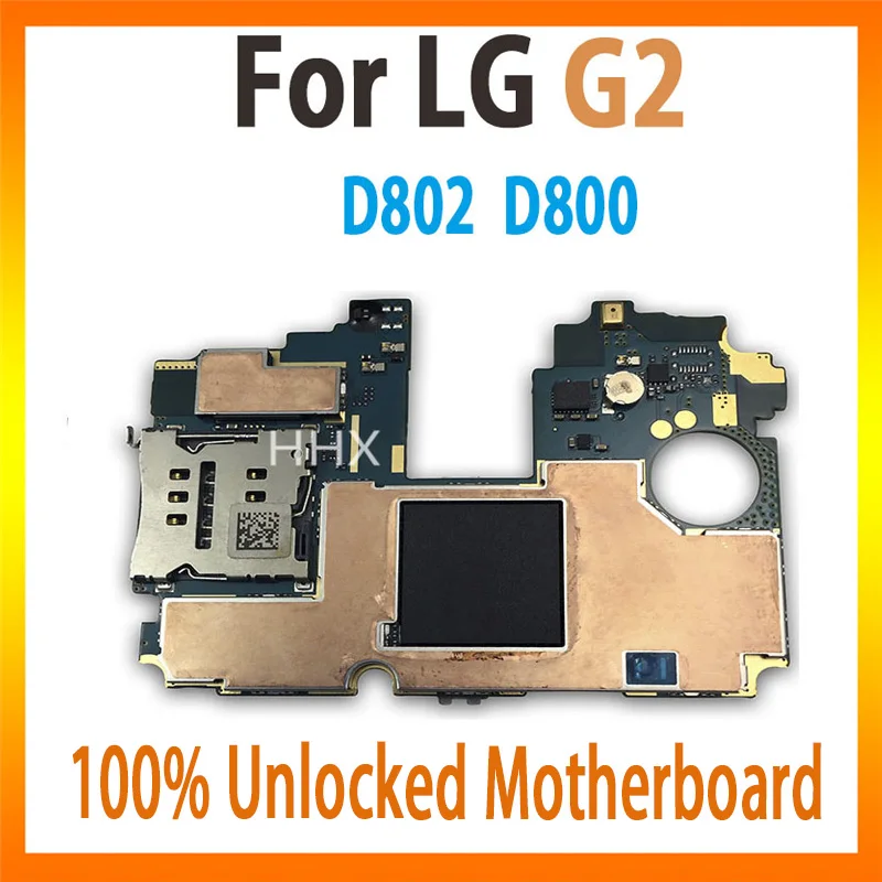 Для LG G2 D802 D800 разблокирована основная плата 16 GB 32 GB для LG G2 D802 D800 плате полный работы схемы электронные оригинальной пластины