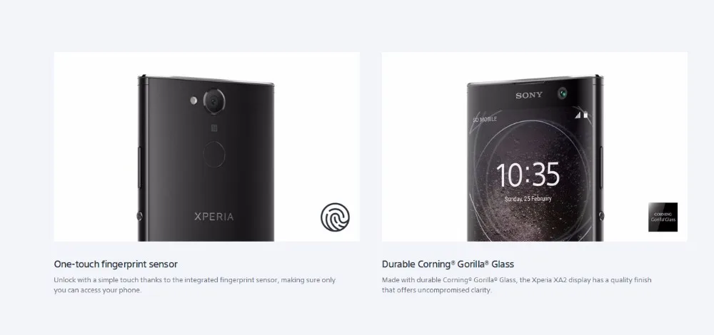 Разблокированный смартфон sony Xperia XA2, Восьмиядерный процессор 5,2 дюйма, 3 ГБ ОЗУ, 32 Гб ПЗУ, камера 23 МП, 4G LTE XA2, мобильный телефон