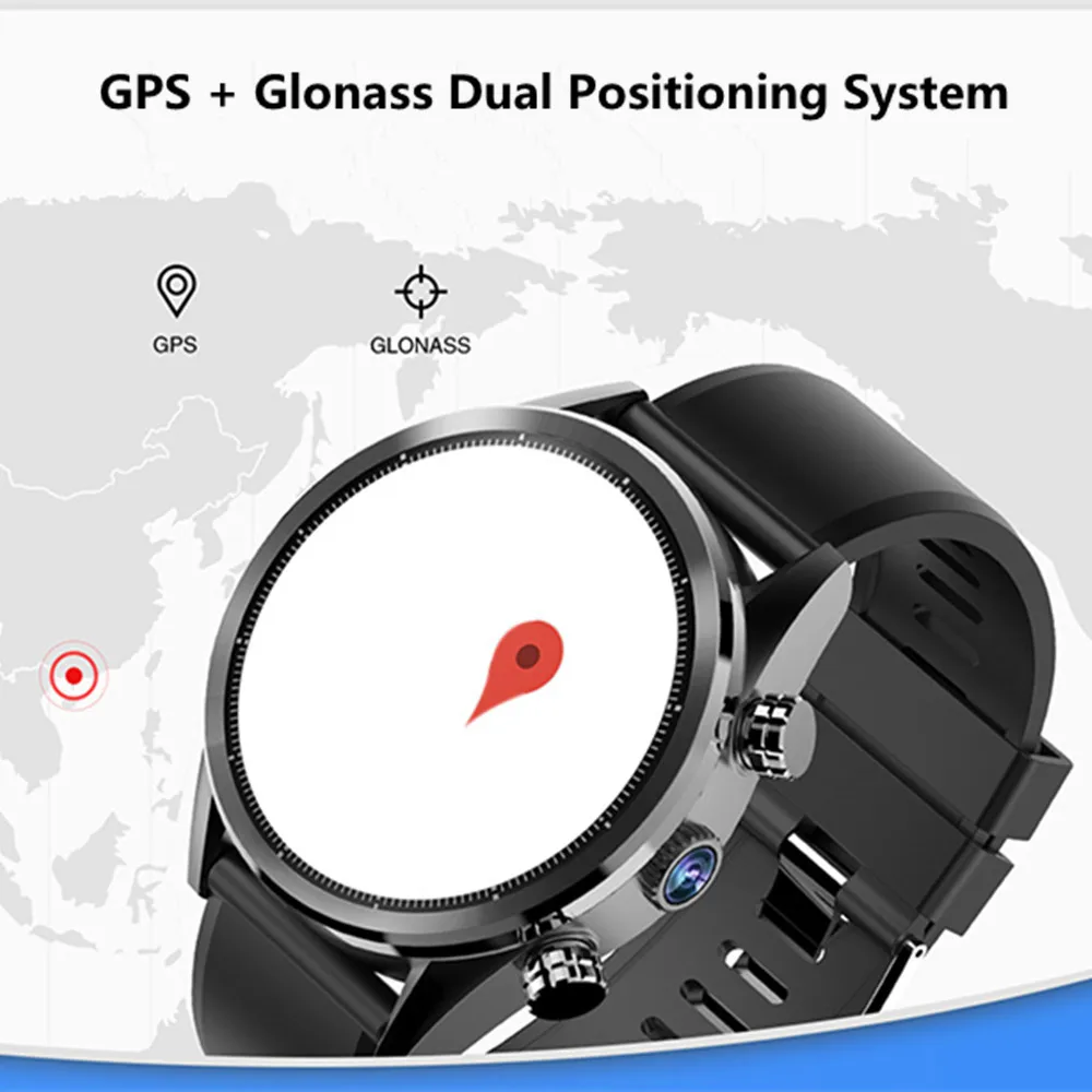 Kospet Hope 4G Smartwatch телефон Android 7 1 четырехъядерный 3 ГГц ГБ 32 8.0MP камера IP67 BT V4.0