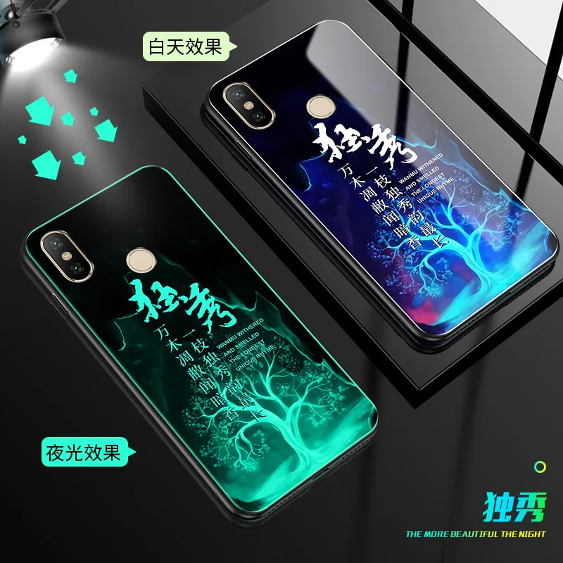 SemgCeKen светящийся чехол из закаленного стекла для huawei nova 2s 3 3e 3i 4 e 4e 5 nova3 nova3i nova4 nova5