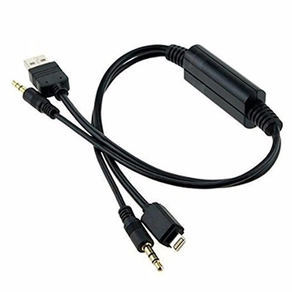 CHELINK автомобильный аудио USB AUX адаптер Интерфейс Y КАБЕЛЬ струна для BMW/MINI Cooper iPhone 5