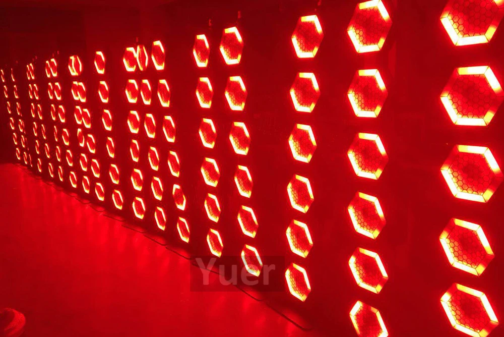 2 шт./лот светодиодный Ретро вспышки света 6x144pcs SMD свет для сцены RGB 800 Вт сценический свет для День рождения концерт диджея декоративный светильник