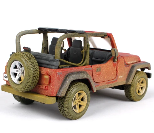 Модель автомобиля Maisto 1:27 Wrangler Rubicon из сплава игрушка для детей подарки новинка в