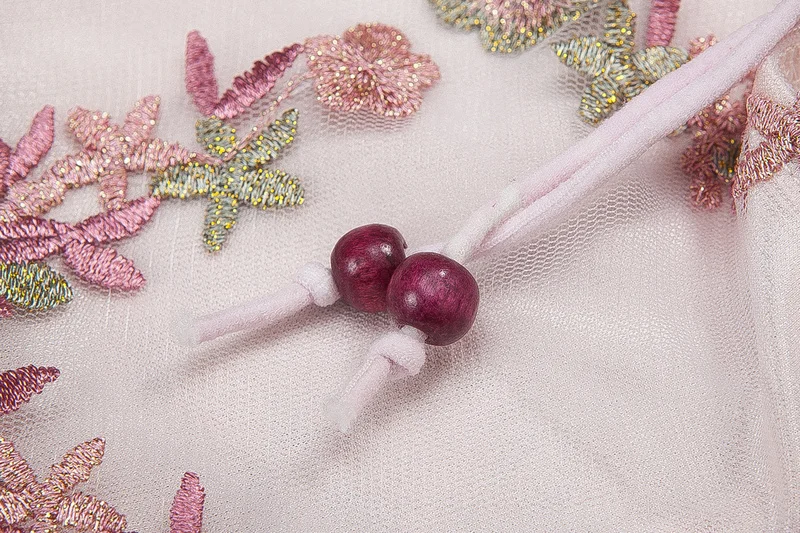 Chic Vita Sexy Глубокий V длинный рукав вышивка летнее женское платье Мода Мини Твердые