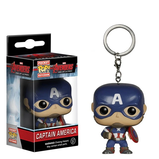CAPTAIN FUNKO POP DISNEY Игра престолов История игрушек Аладдин чудо-яд Ститч Халк Тор Локи Драконий шар фигурка брелок с коробкой - Цвет: CAPTAIN