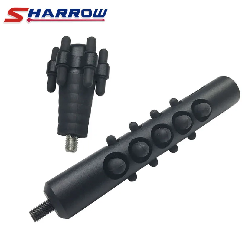 

Sharrow 8" Bow Stabilizer Black Bow Accessory for Recurve Bow in Shooting Hunting Outdoor Sports