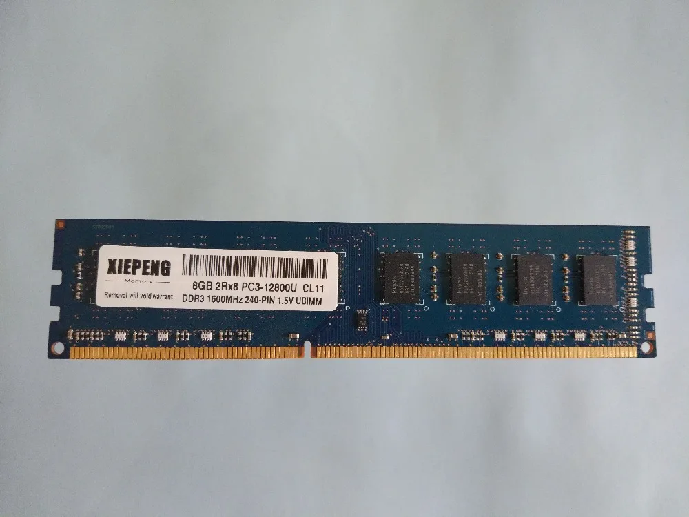 Память для ПК 8 ГБ DDR3 1600 МГц 4 Гб 2Rx8 не ECC ОЗУ 8G PC3 12800 DELL Alienware Aurora R4 X51 ALX R2|Оперативная