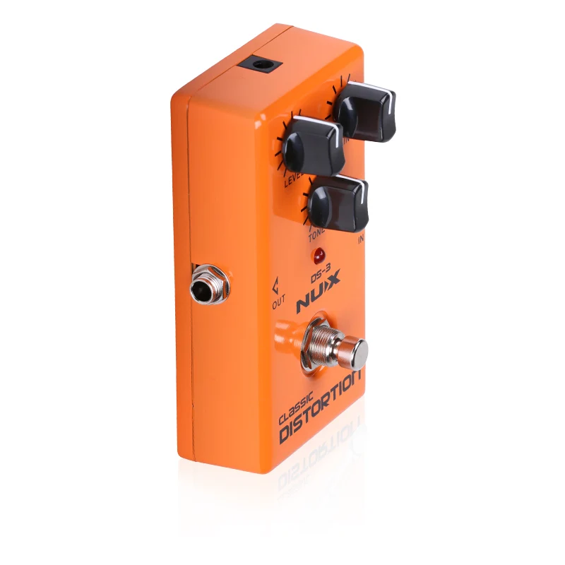 NUX DS-3 британская дисторсия Гитара педаль эффектов crunch Distortion коричневый звук с высоким коэффициентом усиления трубка dist stompbox