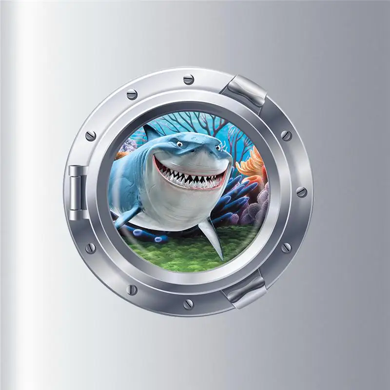 3d подводная лодка настенные наклейки для детских комнат фантастический Sealife