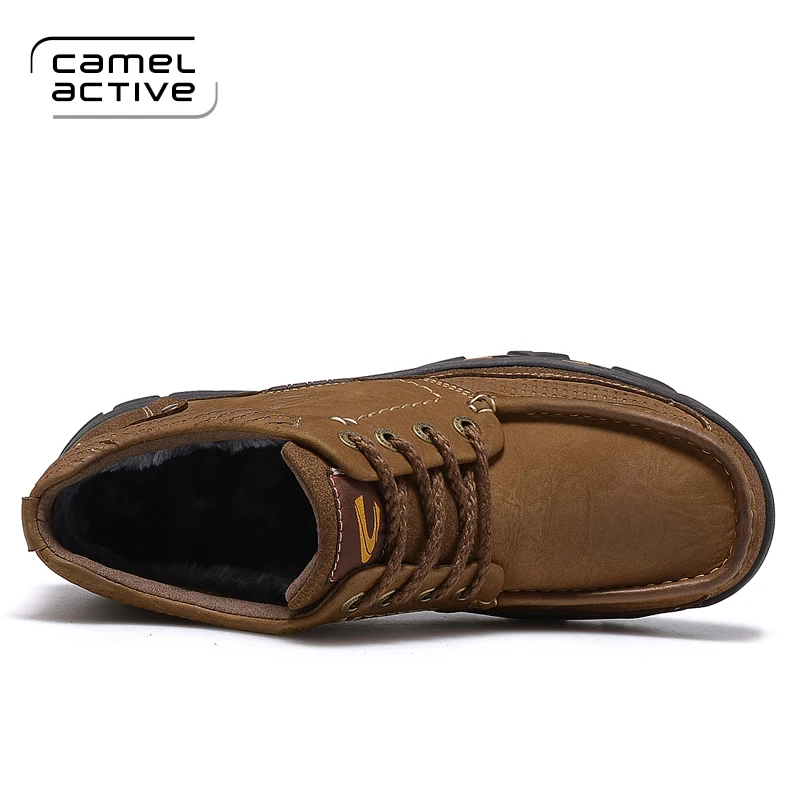 Camel Active/Новинка Лидер продаж новые брендовые теплые мужские зимние ботинки