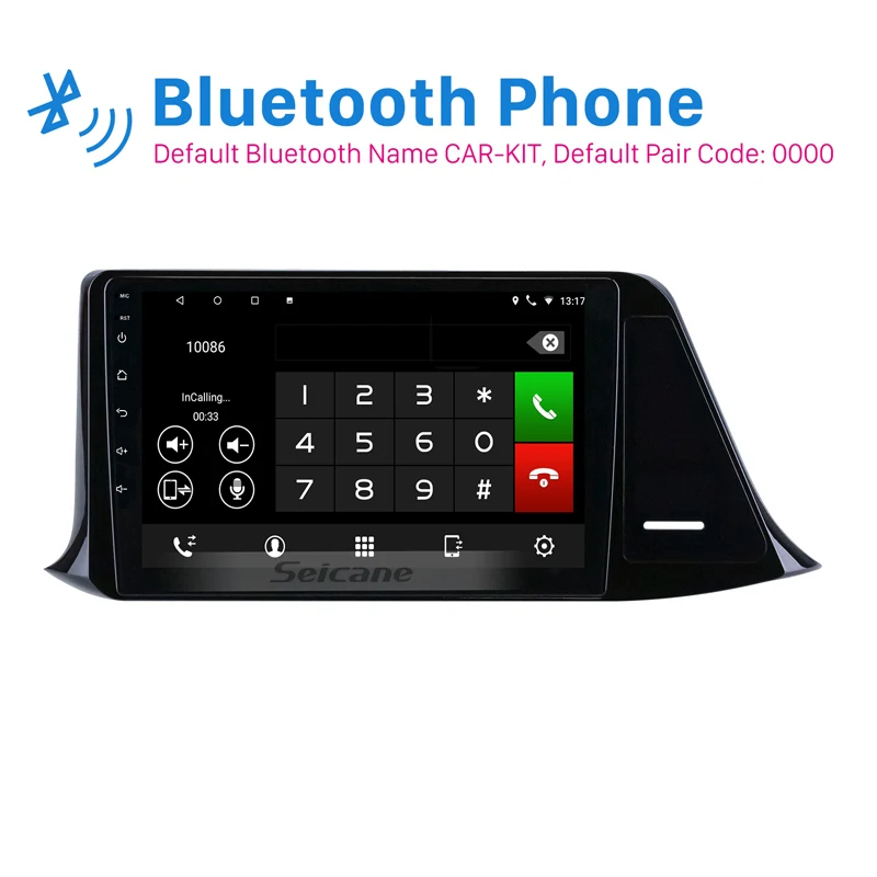 Seicane Android 8,1 HD сенсорный экран gps навигация Радио 9 дюймов для- Toyota C-HR LHD Bluetooth 3 GWifi Digita головное устройство