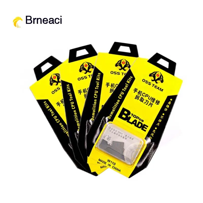 Brneaci W110 IC чип нож материнская плата удалить клей PCB тонкое лезвие для iPhone A8 A9 A10 CPU RMA