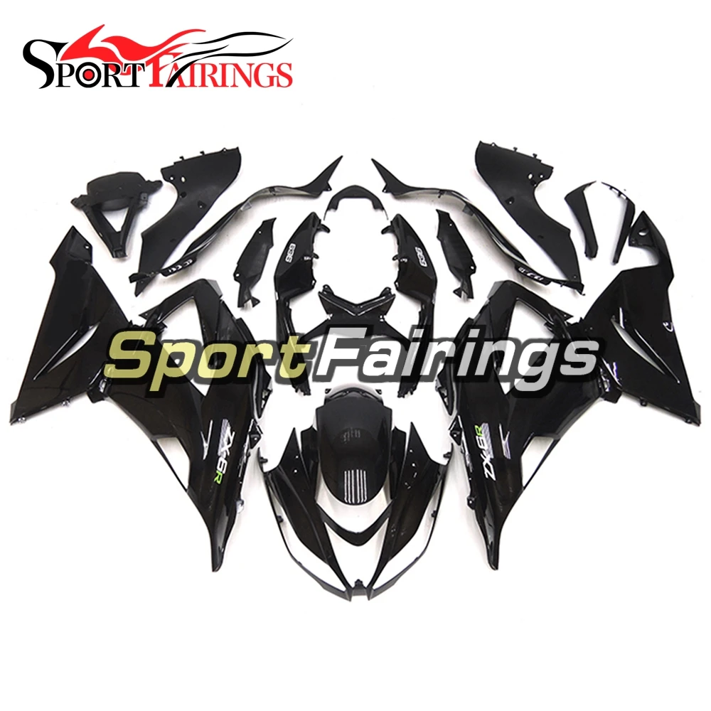 

Motorcycle Body Kit For Kawasaki ZX6R ZX-6R 13 14 15 Ninja 636 2013 2014 2015 ABS Injection Fairing Kit Gloss Black Carenes New