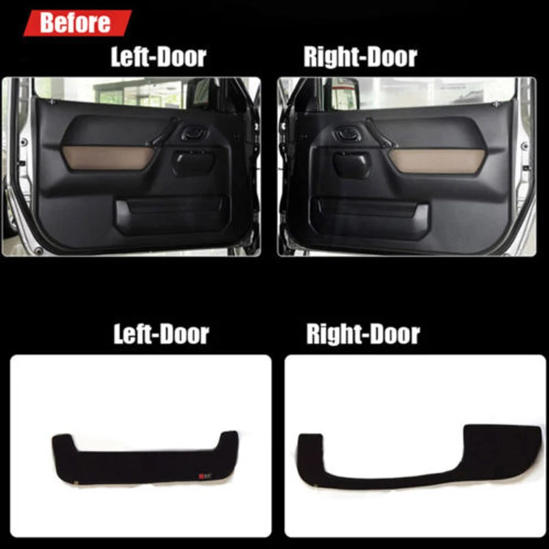 1 комплект защитная накладка от царапин на внутреннюю дверь для Suzuki Jimny 2007