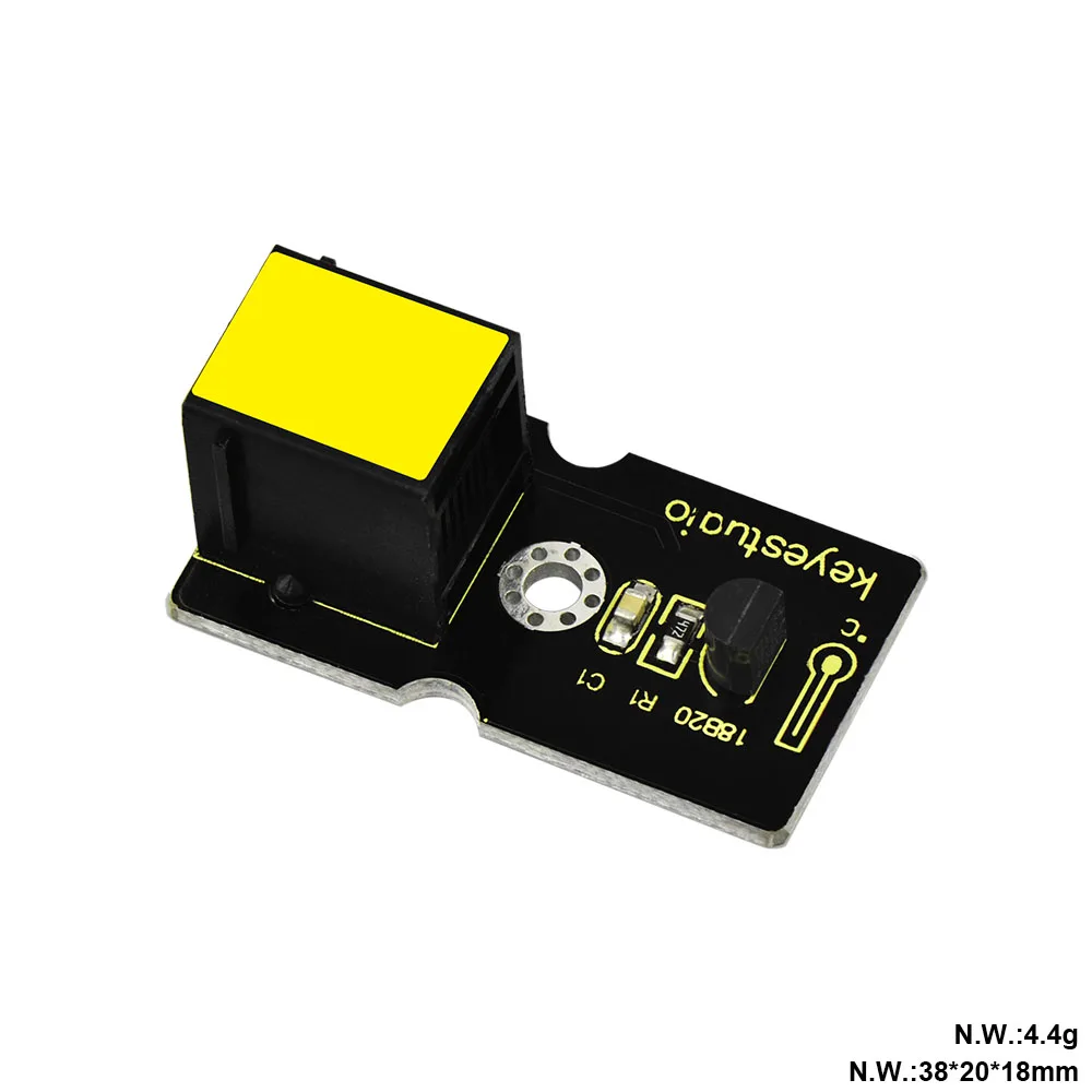 Новинка! Keyestudio EASY Plug DS18B20 датчик температуры для Arduino STEAM | Электронные компоненты