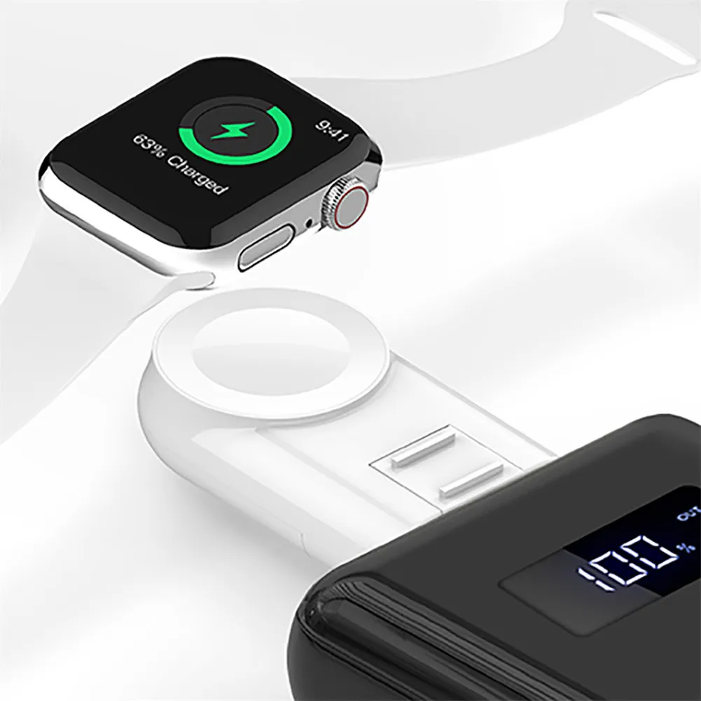 Портативное беспроводное зарядное устройство для Apple Watch Series 2 3 зарядный кабель USB Беспроводное зарядное устройство для I Watch 1 2 3 4 док-адаптер