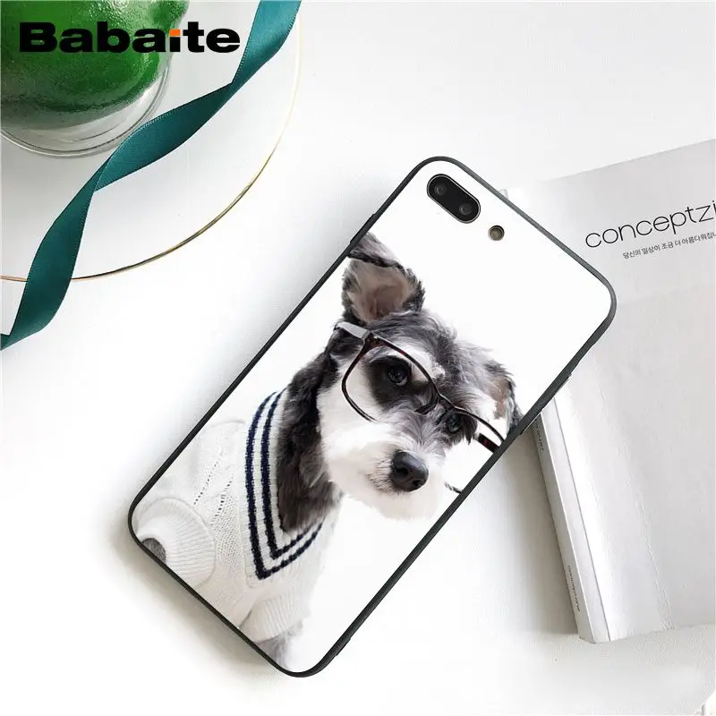 Babaite чехол для телефона с милыми собаками Шнауцер для iphone 11 Pro 11Pro Max 8 7 6 6S Plus X XS MAX 5 5S SE XR - Цвет: A14
