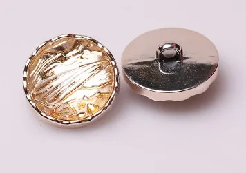 NO2 Size 25mm gold 10 шт., новая модная Высококачественная смоляная призматическая куртка на пуговицах, аксессуары, пальто, пальто, свитер, рубашка на пуговицах 25 мм - Цвет: NO2 Size 25mm gold
