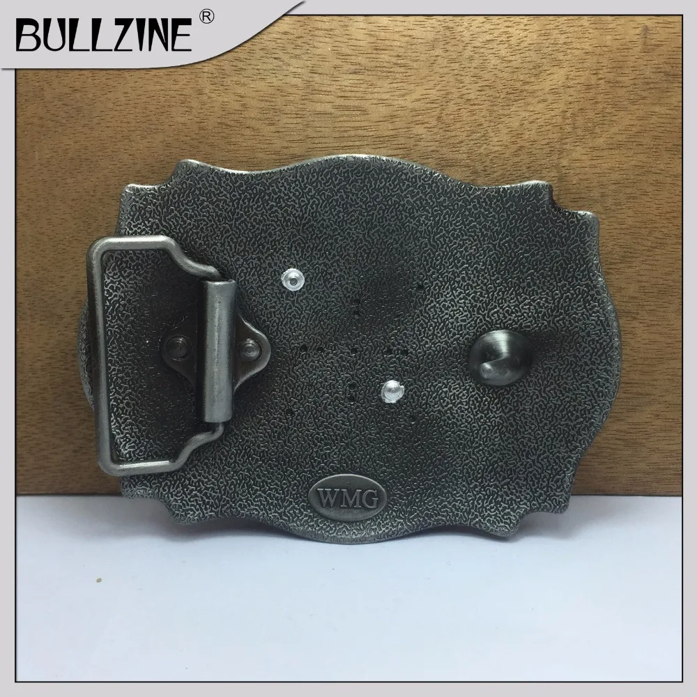 Пряжка ремня Bullzine с надписью G оловянной и золотистой отделкой FP-03687-G подходит для