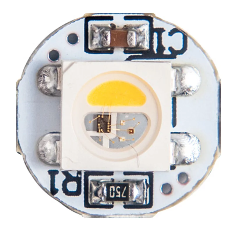 SK6812RGB NW 10-1000 шт. WS2812B светодиодный чип, 4pin с радиатором(10 мм* 3 мм), черный/белый PCB, SMD5050 RGB с WS2811 IC BLT in, SK6812RGBW DC5V - Испускаемый цвет: SK6812RGB NW