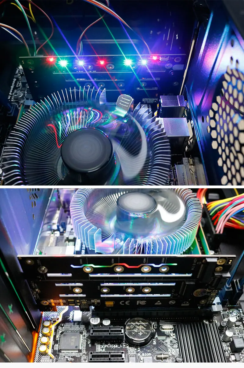 NGFF M2 SSD к PCI Express 4X SATA3 riser card адаптер PCIe M ключ B ключ двойной интерфейс карты для diy рабочего