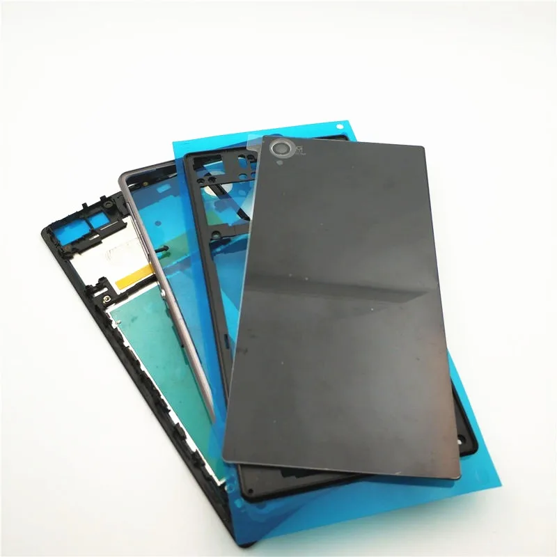 Оригинал для Sony Xperia Z1 L39H C6902 C6903 Передняя средняя рамка разъем крышка Задняя