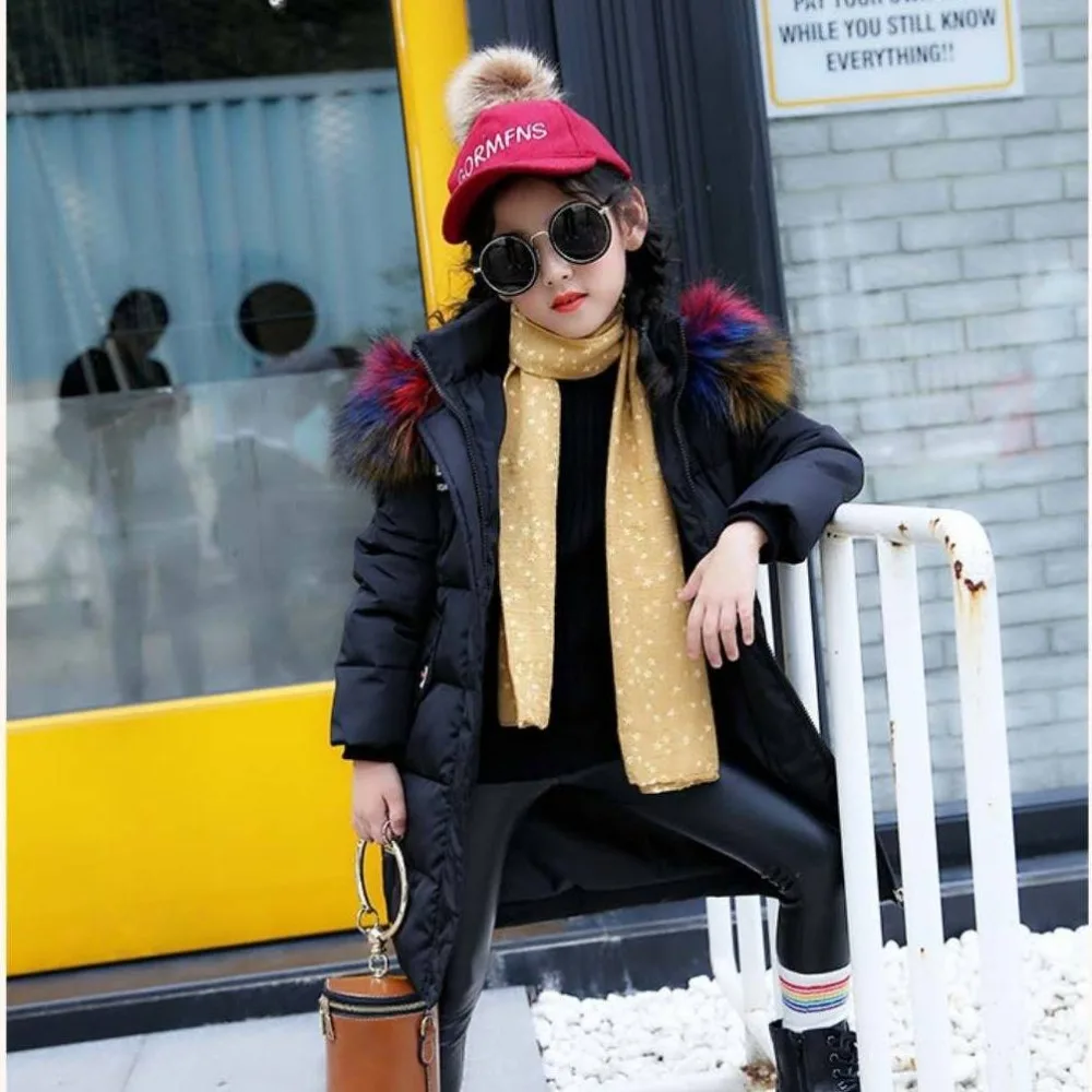 

2019 new Korean version of the coat girl thickening fashion cotton suit big boy long section jacket