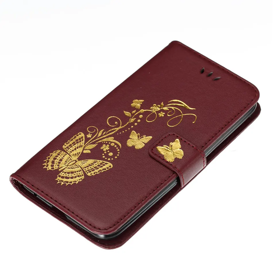 Кожаные чехлы для телефонов LG K10, K8, K4, K3,, K7, LS675, K10, K420N, слот для карт, книга, Fundas, Бабочка, горячее тиснение, DP1Z