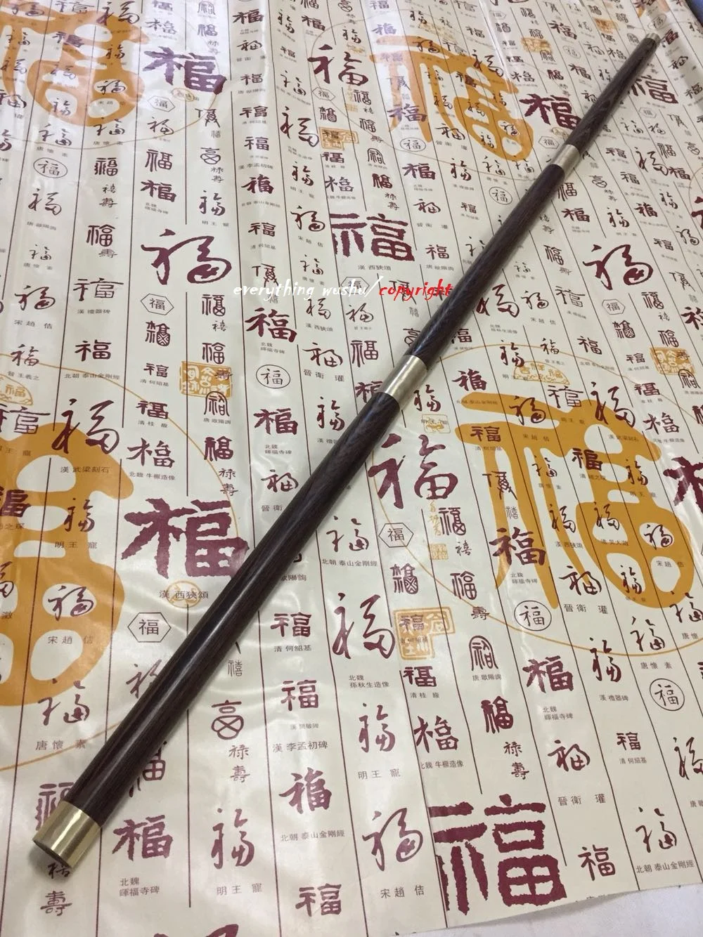 Портативные Wushu Shaolin палочки из твердой древесины Bo Staff Wenge Escrima палочки