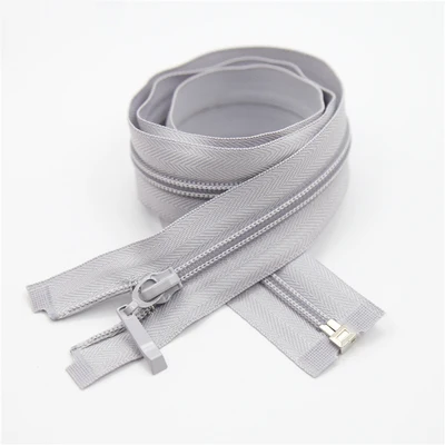 light gray 1 шт. 5# нейлоновая застежка-молния 70 см длинные открытые молнии для DY пошив пальто аксессуары для одежды доступны 23 Цвета - Цвет: light gray