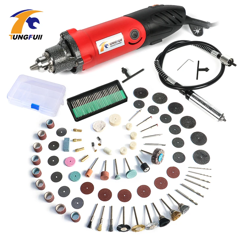 Tungfull сверлильный станок 220 В 500 Вт Woodworling Dremel мясорубку для ювелирных изделий
