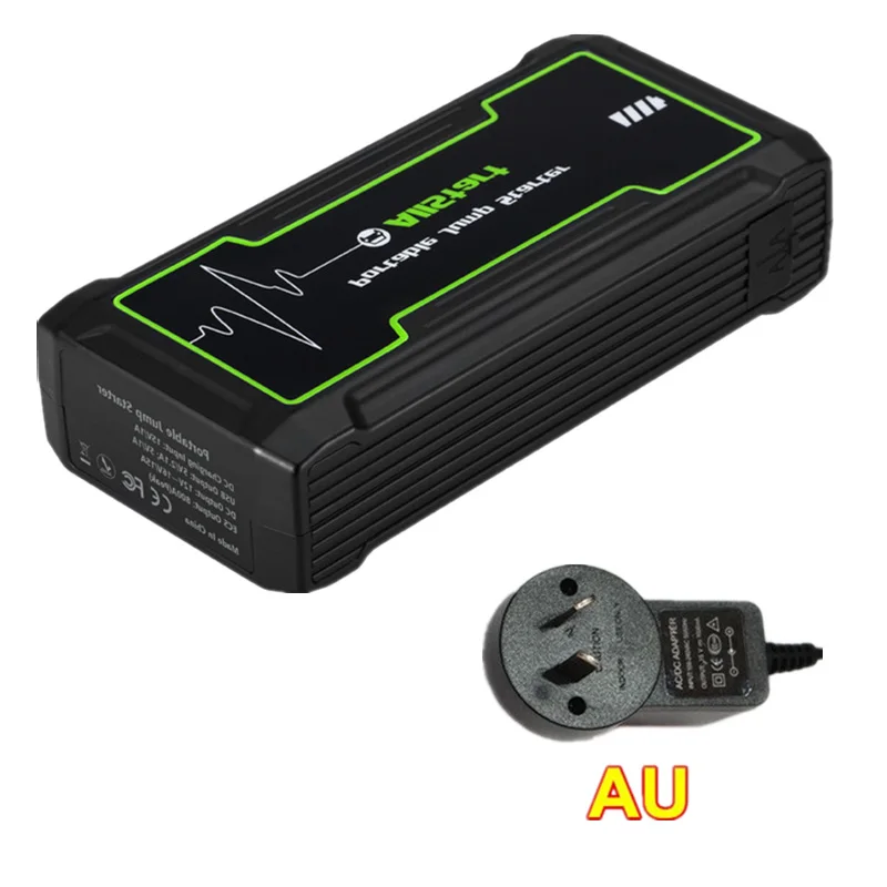 AU Plug 800A 16800 мАч портативный автомобильный стартер 12 вольт автомобильный аккумулятор бустер стартер скачка блок питания с светодиодный аварийный фонарик - Цвет: AU Plug