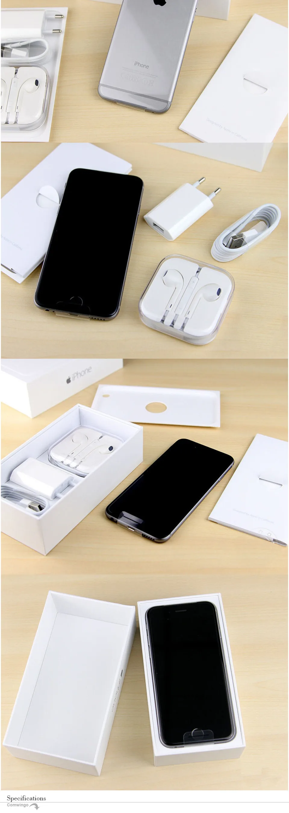 Разблокированный Apple iPhone 6 Plus сотовых телефонов 1 ГБ Оперативная память 16 Гб/64/128 ГБ Встроенная память 5,5 'IPS GSM WCDMA LTE iPhone6 плюс б/у мобильных телефонов