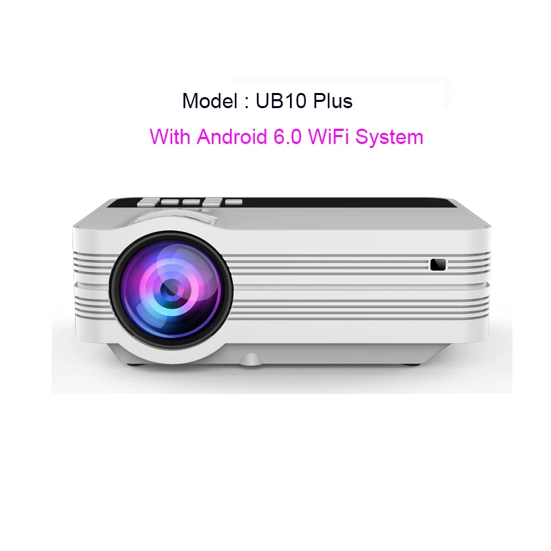 UB10 plus Smartldea UB10 Мини Android 6,0 WiFi HD домашний проектор портативный мультимедийный светодиодный проектор с USB HDMI VGA SD AV видео проектор - Цвет: UB10 plus