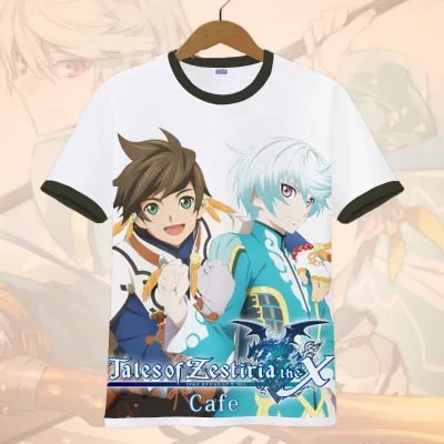 Футболка для косплея аниме Aselia the Tales of Zestiria X Sorey Edna повседневные хлопковые топы