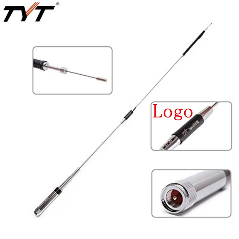 Оригинальный TYT TH 9800 Quad band 29 6/50/144/435 МГц нержавеющая антенна для Plus мобильное радио