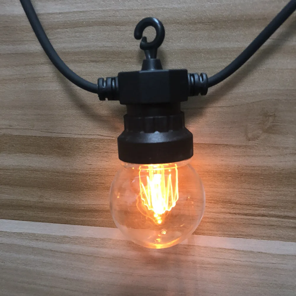 Все новое! 13 м Led G50 гирлянда Глобус PMMA лампа наружная гирлянда водонепроницаемый Led теплый шар гирлянда вечерние свадебные задний двор патио
