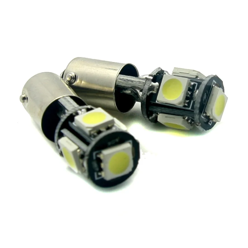 LED 2 шт./лот CANBUS BA9S 5x5050 Chip T8 лампа Вт белый 50 лм яркий автомобиль ошибка Бесплатная