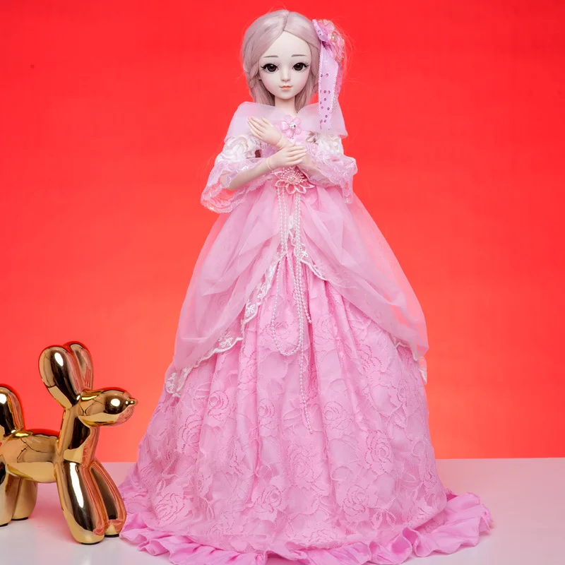 Принцесса Анна 1/3 60 см BJD кукла Сделай Сам модная парик одеваемая Кукла девочка
