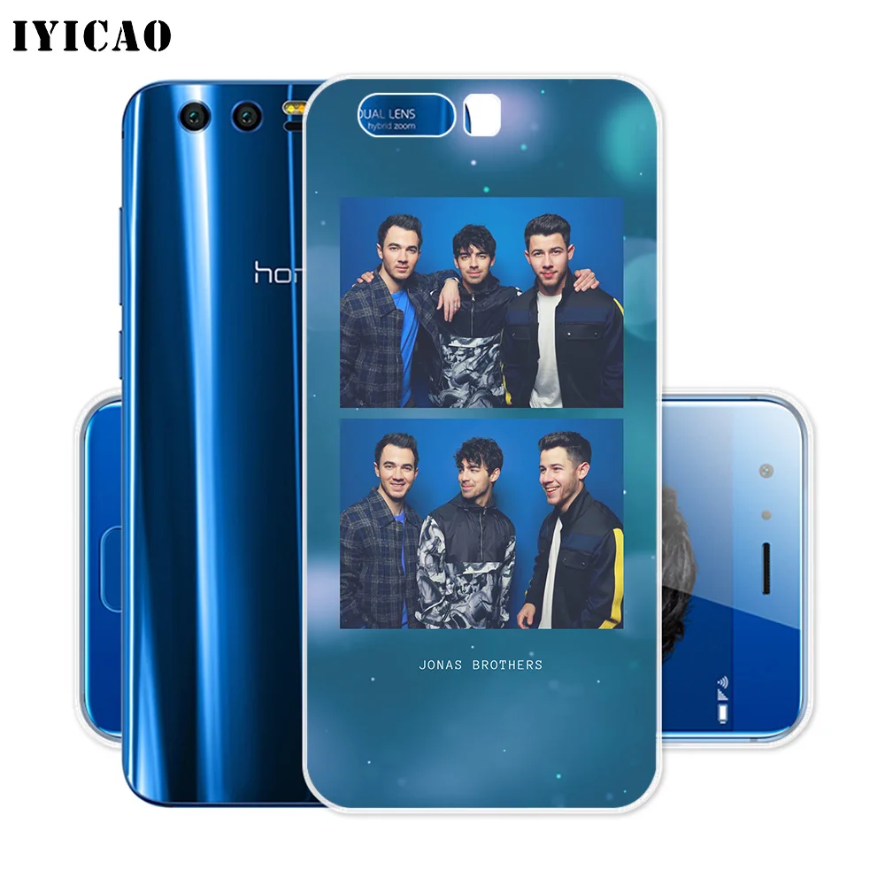 Мягкий силиконовый чехол IYICAO Rock band Jonas Brothers для Huawei Y9 Y7 Y6 Prime 2018 Honor 8C 8X 8 9 10 Lite 7X 7C 6A 7A