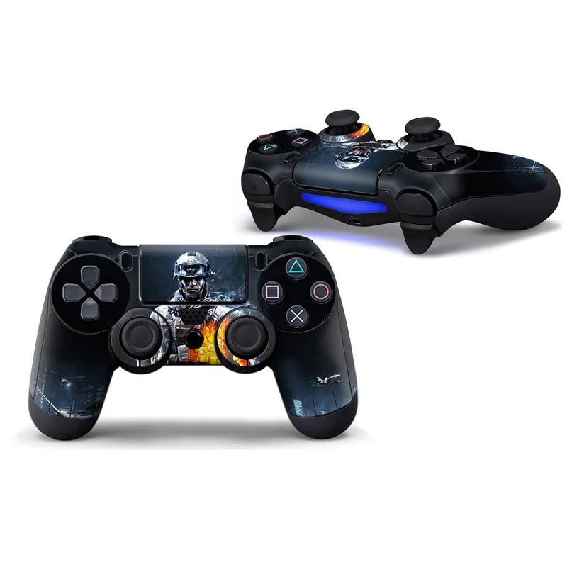 2 шт классный дизайн для Sony Playstation PS4 контроллер наклейка джойстик чехол --- 0335 |