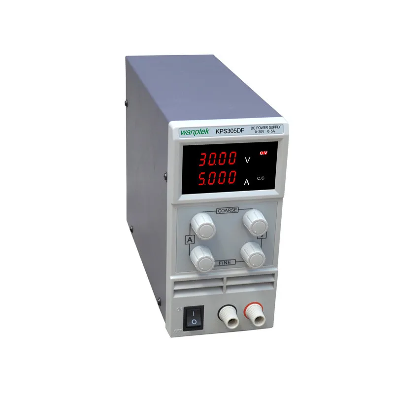 Источник стабилизированного напряжения KPS305DF 0-30 V/0-5A 220V светодиодный цифровой Регулируемый переключатель питания постоянного тока