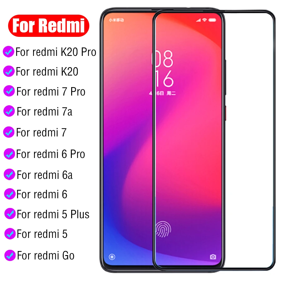 Закаленное стекло для Xiaomi redmi K20 readmi k20pro 7a 6a 5 Plus 7 6 a Pro Go защита экрана a7 a6 защитная