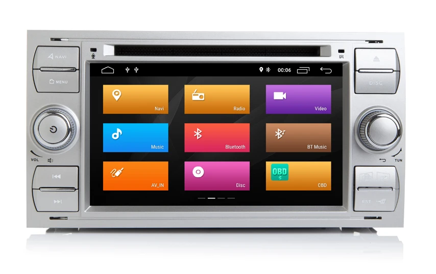 Android 9 0 четырехъядерный автомобильный DVD GPS плеер для FORD FOCUS FIESTA TRANSIT FUSION CONNECT KUGA C-MAX