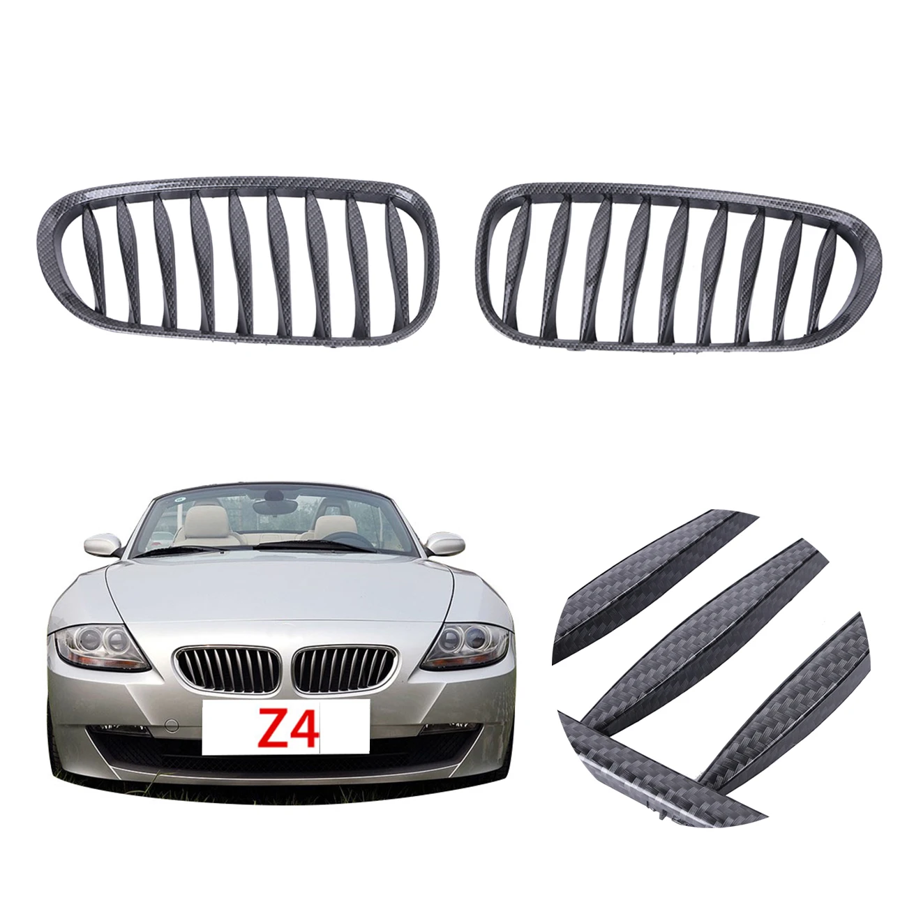 Решетка передней решетки для BMW Z4 E85 E86 2003 2008 # Чехол|front grill|bmw gridkidney grill |