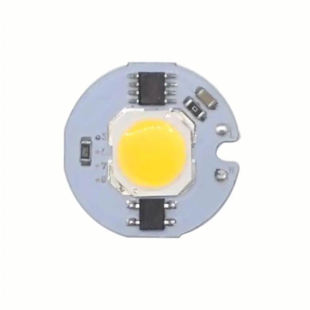 30 шт./лот мощный CoB светодиодный чип лампы 3 Вт 5 7 9 лампочка 220 В IP65 Smart IC белый