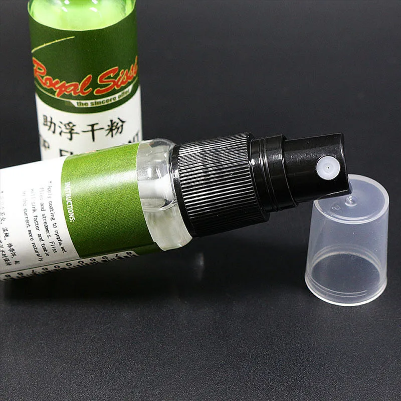Королевский Sissi Floatant порошок& sinket добавки комбо муха для рыбной ловли, химический сухой мух плавающий порошок 20 мл& влажная муха Тонущая жидкость 20 мл