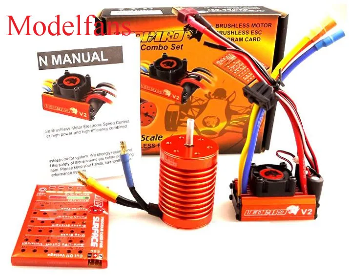 F06899 Новый Leopard TORO 1/10 Масштаб RC автомобиль грузовик бесщеточный комбо 9 T + 60A V2 ESC gratis